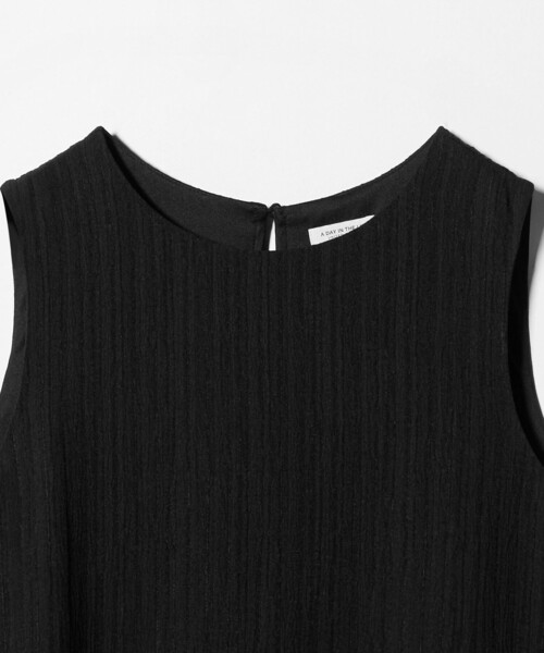 A DAY IN THE LIFE UNITED ARROWS（アデイインザライフユナイテッドアローズ）の「ヨウリュウ ティアードワンピース ‐ウォッシャブル‐＜A DAY IN THE LIFE＞（ワンピース・レディース・コバルトブルー/ブラック/オフホワイト・FREE）」の10枚目の写真