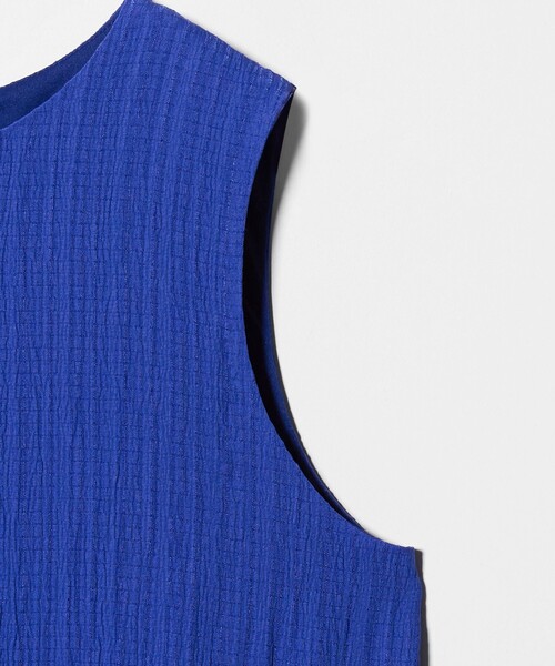 A DAY IN THE LIFE UNITED ARROWS（アデイインザライフユナイテッドアローズ）の「ヨウリュウ ティアードワンピース ‐ウォッシャブル‐＜A DAY IN THE LIFE＞（ワンピース・レディース・コバルトブルー/ブラック/オフホワイト・FREE）」の15枚目の写真