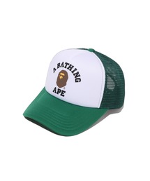 A BATHING APE（アベイシングエイプ）の「COLLEGE MESH CAP（キャップ）」
