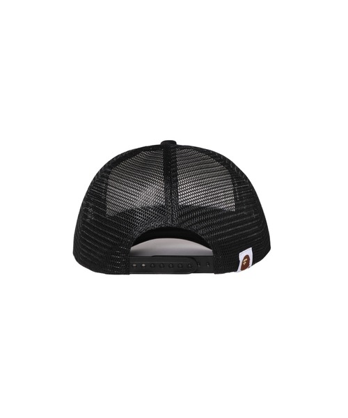 A BATHING APE(アベイシングエイプ)の「COLLEGE MESH CAP(キャップ・メンズ・パープル/ブラック/グリーン/ブラウン/レッド・FREE)」の11枚目の写真
