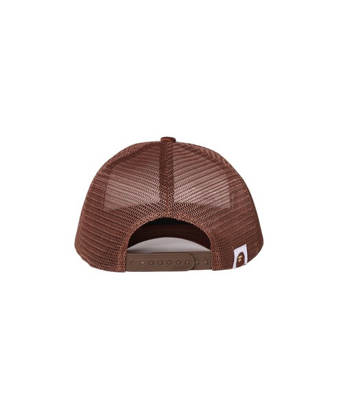 A BATHING APE(アベイシングエイプ)の「COLLEGE MESH CAP(キャップ・メンズ・パープル/ブラック/グリーン/ブラウン/レッド・FREE)」の12枚目の写真