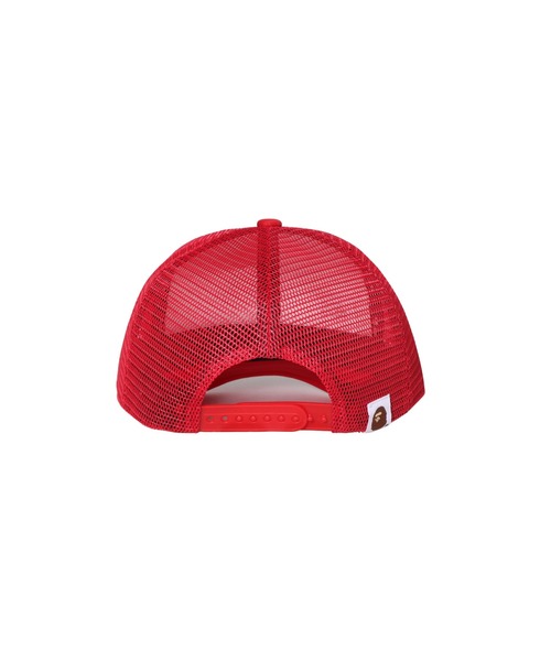 A BATHING APE(アベイシングエイプ)の「COLLEGE MESH CAP(キャップ・メンズ・パープル/ブラック/グリーン/ブラウン/レッド・FREE)」の15枚目の写真