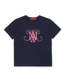 Max&Co.(マックスアンドコー)Kids & Junior ブランドロゴ刺繍入り半袖Tシャツカットソー