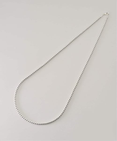 SLOBE IENA(スローブイエナ)の「《追加3》SLOBE メタルビーズネックレス(その他ヘアアクセサリー・レディース・シルバー・FREE)」の9枚目の写真