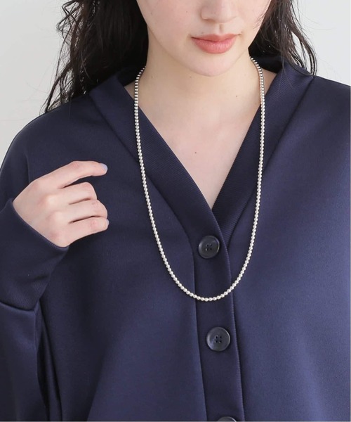 SLOBE IENA(スローブイエナ)の「《追加3》SLOBE メタルビーズネックレス(その他ヘアアクセサリー・レディース・シルバー・FREE)」の13枚目の写真