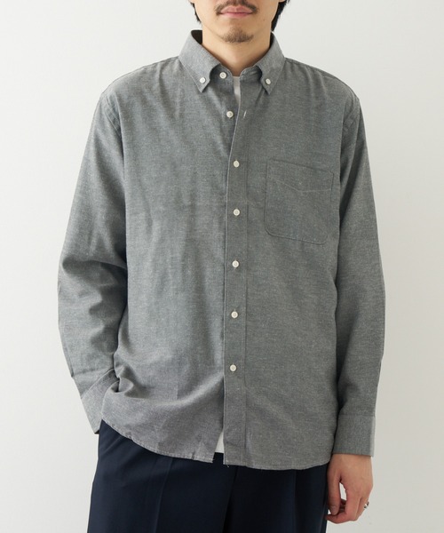 MAGASIN DE MODE TOOLS(マガジンデモードトゥールズ)の「【MAGASIN DE MODE TOOLS】TCプレミアムオックスビジネスシャツ MZJ(シャツ/ブラウス・メンズ・ホワイト/サックスブルー/ブルー/チャコールグレー・M/L/LL)」の2枚目の写真