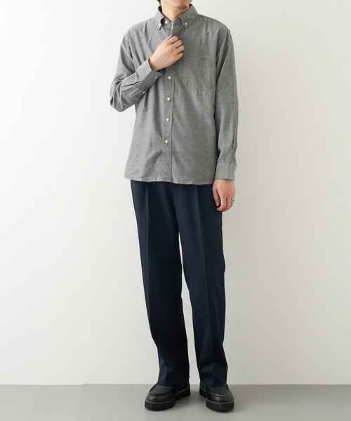 MAGASIN DE MODE TOOLS(マガジンデモードトゥールズ)の「【MAGASIN DE MODE TOOLS】TCプレミアムオックスビジネスシャツ MZJ(シャツ/ブラウス・メンズ・ホワイト/サックスブルー/ブルー/チャコールグレー・M/L/LL)」の15枚目の写真