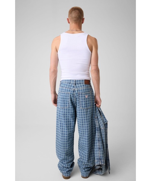 GUESS JEANS（ゲスジーンズ）の「GUESS JEANS G20 Lasered Baggy デニムパンツ ジーンズ セットアップ（デニムパンツ・メンズ・ライトブルー・29inch/32inch/31inch/30inch/28inch/34inch）」の7枚目の写真