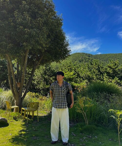 LEIRE（ルアール）の「リンクルシアサーカーチェック半袖シャツ[チャコール]（シャツ/ブラウス・メンズ・その他・MEDIUM/LARGE/X-LARGE）」の15枚目の写真
