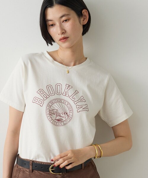 GALLARDAGALANTE（ガリャルダガランテ）の「ヴィンテージロゴTee（Tシャツ/カットソー・レディース・ピンク/ホワイト/チャコールグレー・FREE）」の2枚目の写真