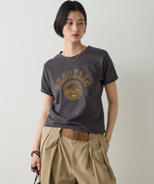 GALLARDAGALANTE（ガリャルダガランテ）の「ヴィンテージロゴTee（Tシャツ/カットソー・レディース・ピンク/ホワイト/チャコールグレー・FREE）」の13枚目の写真
