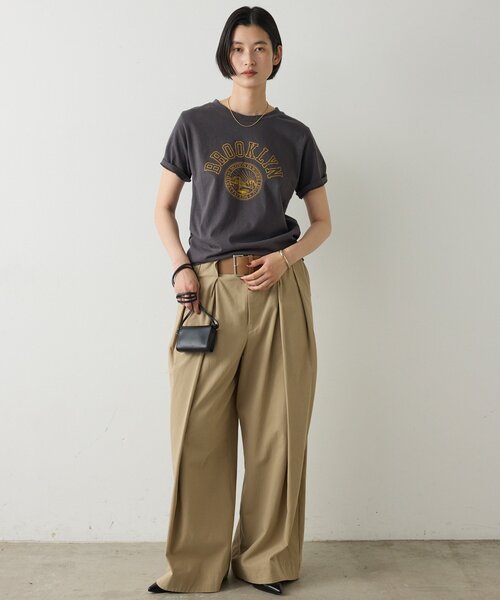 GALLARDAGALANTE（ガリャルダガランテ）の「ヴィンテージロゴTee（Tシャツ/カットソー・レディース・ピンク/ホワイト/チャコールグレー・FREE）」の16枚目の写真