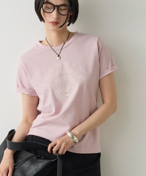 GALLARDAGALANTE（ガリャルダガランテ）の「ヴィンテージロゴTee（Tシャツ/カットソー・レディース・ピンク/ホワイト/チャコールグレー・FREE）」の7枚目の写真