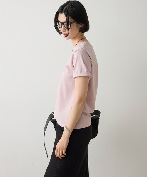 GALLARDAGALANTE（ガリャルダガランテ）の「ヴィンテージロゴTee（Tシャツ/カットソー・レディース・ピンク/ホワイト/チャコールグレー・FREE）」の8枚目の写真