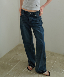 BOOTSCUT DENIM PANTS DEEP BLUE