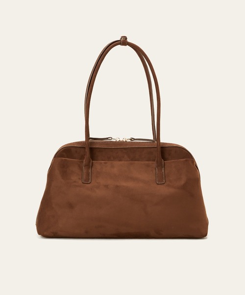 LE VERNIS(ル・ベルニ)の「LE VERNIS(ル・ベルニ)Wide boston bag M(ボストンバッグ・レディース・ブラック/ベージュ/ブラウン・FREE)」の8枚目の写真