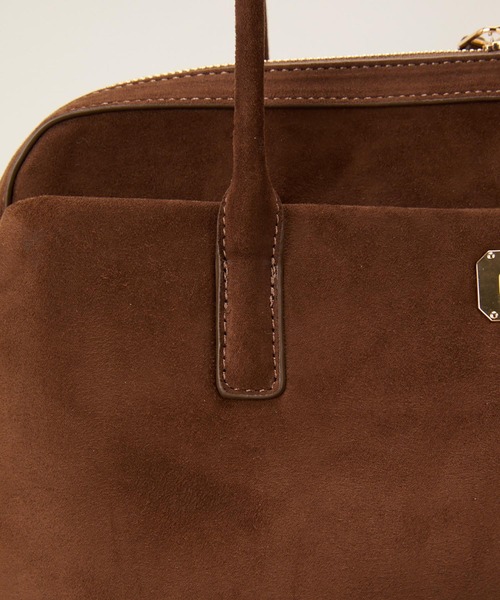 LE VERNIS(ル・ベルニ)の「LE VERNIS(ル・ベルニ)Wide boston bag M(ボストンバッグ・レディース・ブラック/ベージュ/ブラウン・FREE)」の10枚目の写真