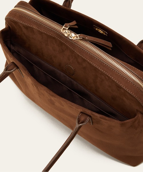 LE VERNIS(ル・ベルニ)の「LE VERNIS(ル・ベルニ)Wide boston bag M(ボストンバッグ・レディース・ブラック/ベージュ/ブラウン・FREE)」の14枚目の写真