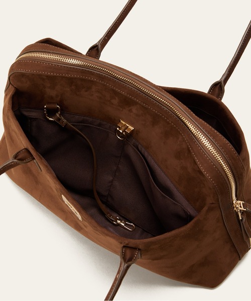 LE VERNIS(ル・ベルニ)の「LE VERNIS(ル・ベルニ)Wide boston bag M(ボストンバッグ・レディース・ブラック/ベージュ/ブラウン・FREE)」の15枚目の写真