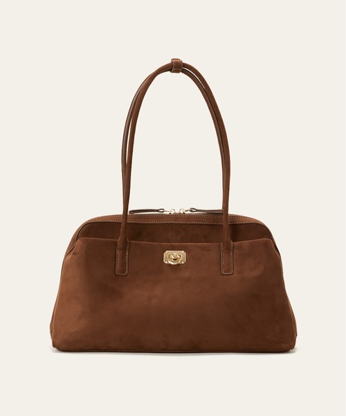 LE VERNIS(ル・ベルニ)の「LE VERNIS(ル・ベルニ)Wide boston bag M(ボストンバッグ・レディース・ブラック/ベージュ/ブラウン・FREE)」の21枚目の写真