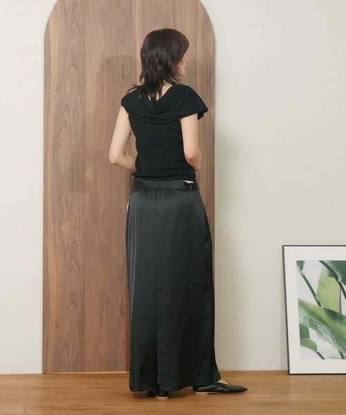 RIVE DROITE（リヴドロワ）の「予約【A・MONN】【セット着用可】tank KNIT（タンクトップ・レディース・レッド/ブラック/オフホワイト・FREE）」の15枚目の写真