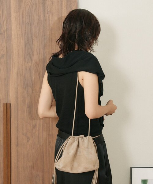 RIVE DROITE（リヴドロワ）の「予約【A・MONN】【セット着用可】tank KNIT（タンクトップ・レディース・レッド/ブラック/オフホワイト・FREE）」の17枚目の写真