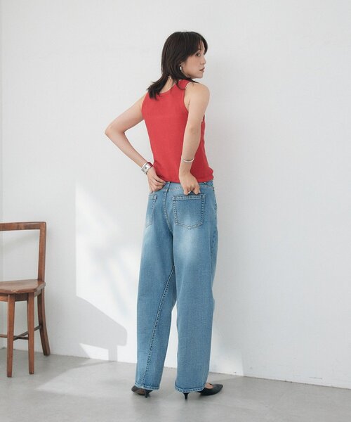 RIVE DROITE（リヴドロワ）の「予約【A・MONN】【セット着用可】tank KNIT（タンクトップ・レディース・レッド/ブラック/オフホワイト・FREE）」の11枚目の写真