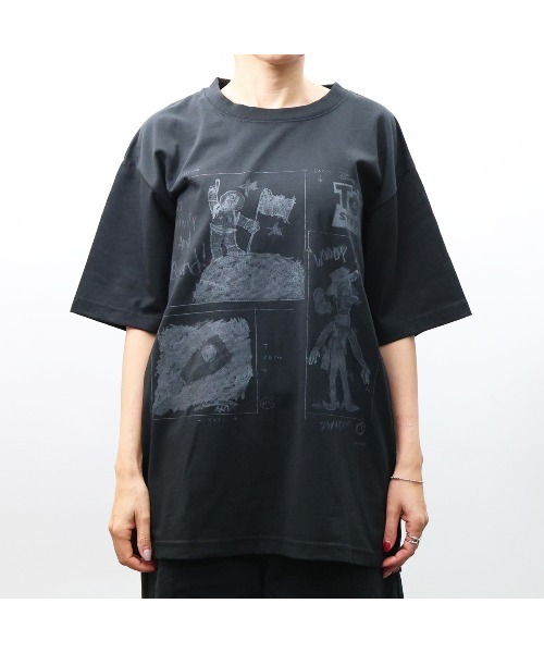 Disney(ディズニー)の「ディズニー トイストーリー アンディのイラストTシャツ(Tシャツ/カットソー・メンズ・ホワイト/ブラック・XL/S/M/L)」の19枚目の写真