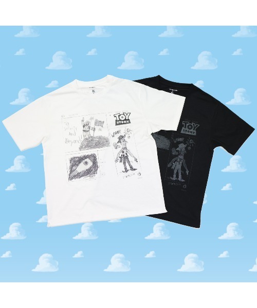 Disney(ディズニー)の「ディズニー トイストーリー アンディのイラストTシャツ(Tシャツ/カットソー・メンズ・ホワイト/ブラック・XL/S/M/L)」の11枚目の写真
