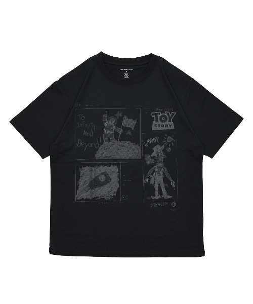 Disney(ディズニー)の「ディズニー トイストーリー アンディのイラストTシャツ(Tシャツ/カットソー・メンズ・ホワイト/ブラック・XL/S/M/L)」の10枚目の写真