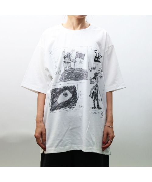 Disney(ディズニー)の「ディズニー トイストーリー アンディのイラストTシャツ(Tシャツ/カットソー・メンズ・ホワイト/ブラック・XL/S/M/L)」の18枚目の写真