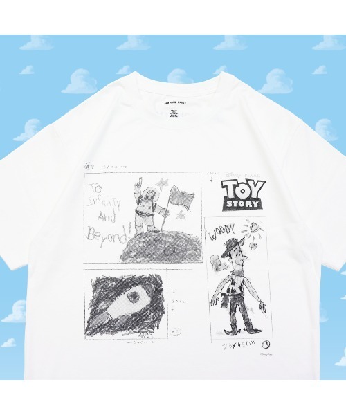 Disney(ディズニー)の「ディズニー トイストーリー アンディのイラストTシャツ(Tシャツ/カットソー・メンズ・ホワイト/ブラック・XL/S/M/L)」の20枚目の写真