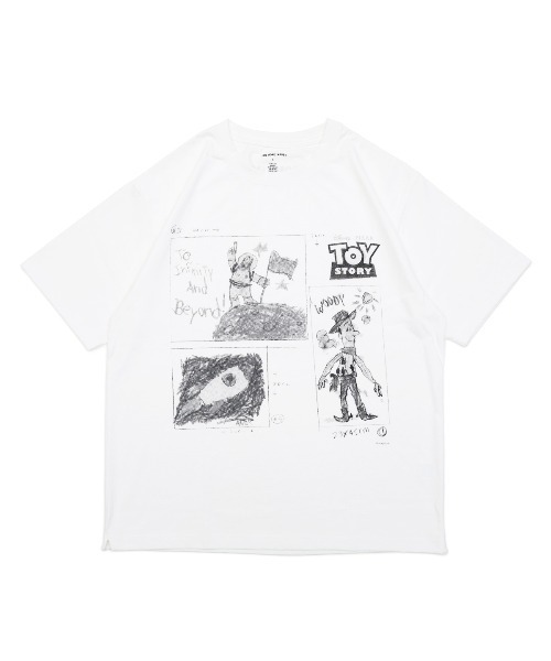 Disney(ディズニー)の「ディズニー トイストーリー アンディのイラストTシャツ(Tシャツ/カットソー・メンズ・ホワイト/ブラック・XL/S/M/L)」の9枚目の写真
