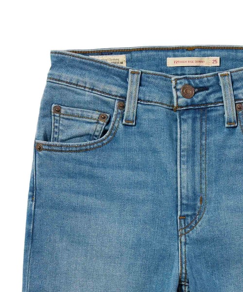 Levi's（リーバイス）の「Levi's/リーバイス 721 ハイライズ スキニー ジーンズ ミディアムインディゴ（デニムパンツ・レディース・ライトインディゴブルー・23inch/24inch/25inch/28inch）」の8枚目の写真