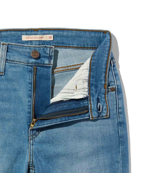 Levi's（リーバイス）の「Levi's/リーバイス 721 ハイライズ スキニー ジーンズ ミディアムインディゴ（デニムパンツ・レディース・ライトインディゴブルー・23inch/24inch/25inch/28inch）」の9枚目の写真