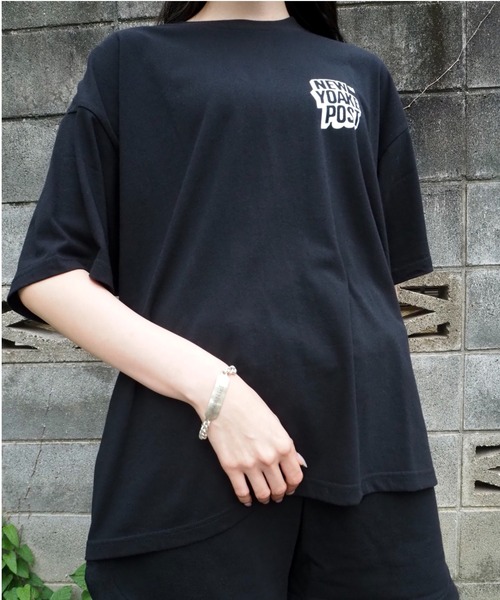 Beyond Basics(ビヨンド ベーシックス)の「NEW YOAKE POST - 夜明け(Tシャツ/カットソー・メンズ・ピンク/ブラック/イエロー・SMALL/X-LARGE/LARGE/MEDIUM)」の11枚目の写真
