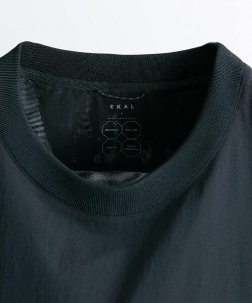 EKAL(エカル)の「『吸水速乾/通気性/軽量』DOT AIR SHORT-SLEEVE PULLOVER(シャツ/ブラウス・メンズ・ブラック/ネイビー/グレー・MEDIUM/LARGE)」の7枚目の写真