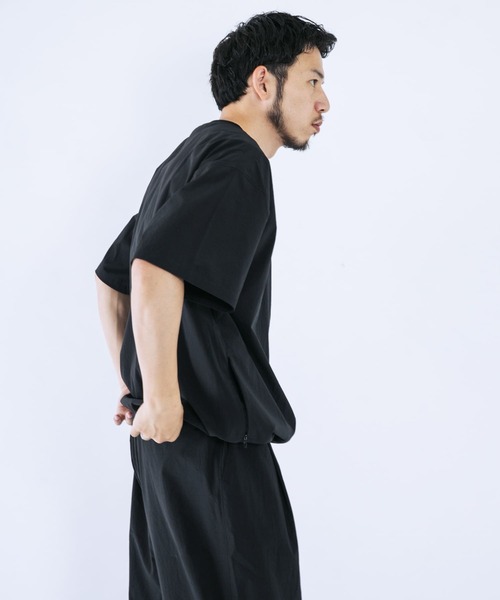 EKAL(エカル)の「『吸水速乾/通気性/軽量』DOT AIR SHORT-SLEEVE PULLOVER(Tシャツ/カットソー・メンズ・ブラック/ネイビー/グレー・MEDIUM/LARGE)」の10枚目の写真