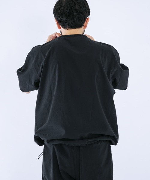 EKAL(エカル)の「『吸水速乾/通気性/軽量』DOT AIR SHORT-SLEEVE PULLOVER(Tシャツ/カットソー・メンズ・ブラック/ネイビー/グレー・MEDIUM/LARGE)」の11枚目の写真