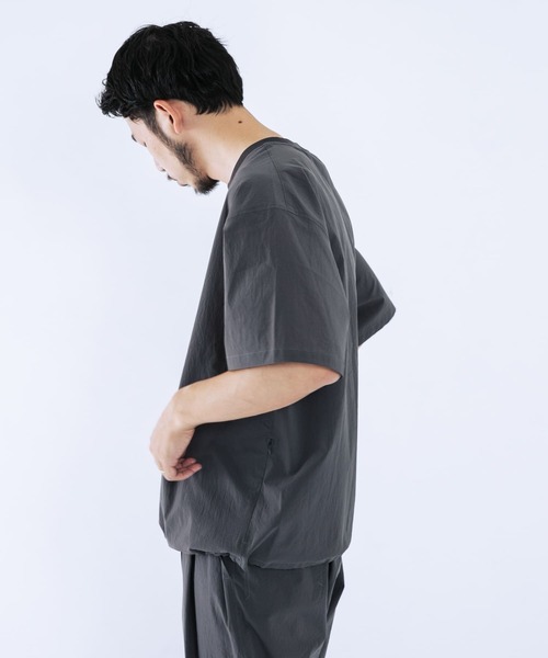 EKAL(エカル)の「『吸水速乾/通気性/軽量』DOT AIR SHORT-SLEEVE PULLOVER(Tシャツ/カットソー・メンズ・ブラック/ネイビー/グレー・MEDIUM/LARGE)」の21枚目の写真