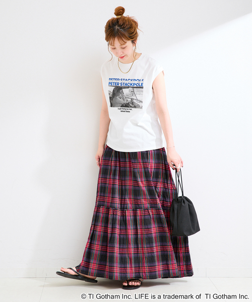 GOOD ROCK SPEED(グッドロックスピード)の「GOOD ROCK SPEED LIFE PICTURE COLLECTION Sleeveless shirts 2(Tシャツ/カットソー・レディース・ベージュ/ホワイト/ホワイト系その他・FREE)」の4枚目の写真