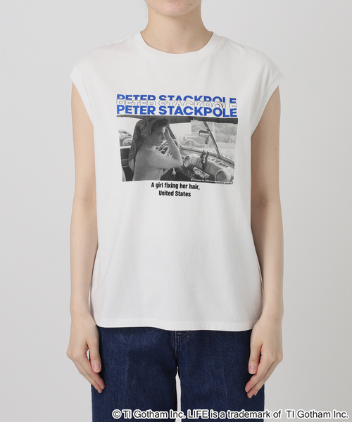 GOOD ROCK SPEED(グッドロックスピード)の「GOOD ROCK SPEED LIFE PICTURE COLLECTION Sleeveless shirts 2(Tシャツ/カットソー・レディース・ベージュ/ホワイト/ホワイト系その他・FREE)」の22枚目の写真