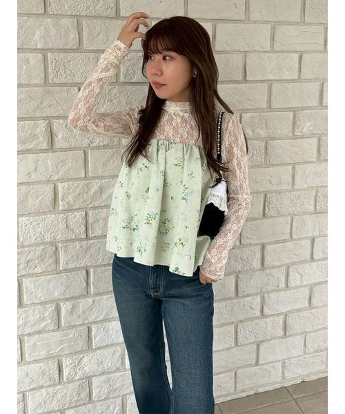 LILY BROWN(リリーブラウン)の「バリエボリュームミニスカート(スカート・レディース・ブルー/その他/ブラウン・F)」の14枚目の写真