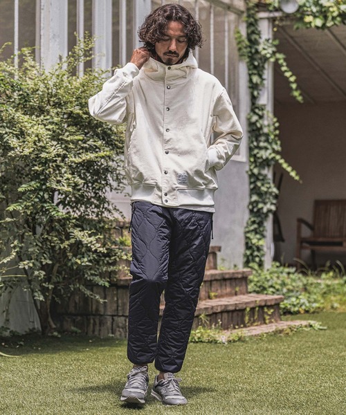 wjk reluxe(ダブルジェーケーリラックス)の「mpa4183- Corduroy Hoodie コーデュロイパーカー(WR26W-14)(パーカー・メンズ・チャコール/グレイッシュベージュ/ホワイト・L/M/S)」の9枚目の写真