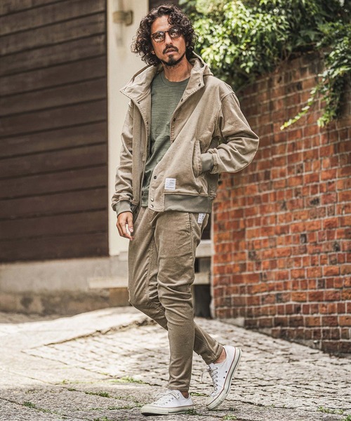 wjk reluxe(ダブルジェーケーリラックス)の「mpa4183- Corduroy Hoodie コーデュロイパーカー(WR26W-14)(パーカー・メンズ・チャコール/グレイッシュベージュ/ホワイト・L/M/S)」の15枚目の写真