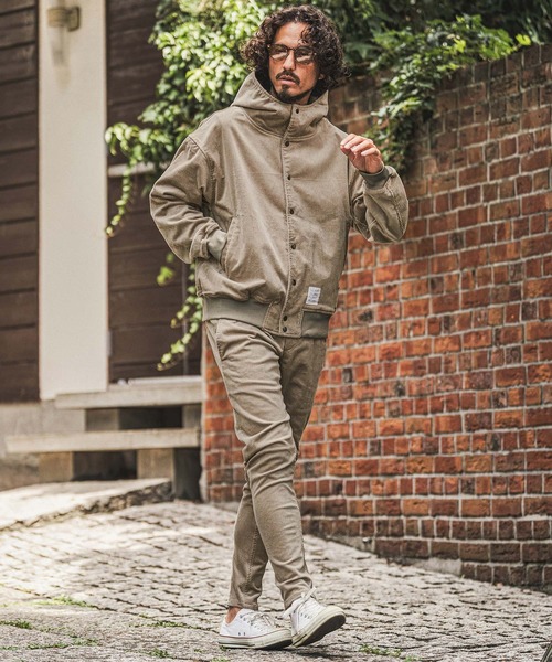 wjk reluxe(ダブルジェーケーリラックス)の「mpa4183- Corduroy Hoodie コーデュロイパーカー(WR26W-14)(パーカー・メンズ・チャコール/グレイッシュベージュ/ホワイト・L/M/S)」の17枚目の写真