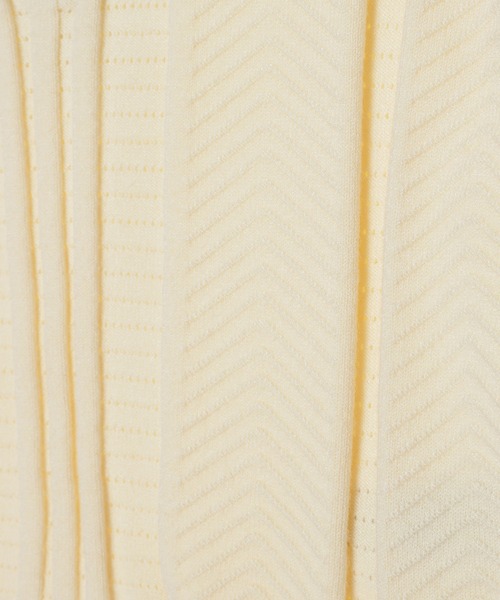 adidas(アディダス)の「CABLE KNIT CALI TEE POLO KT1862(ニット/セーター・レディース・オフホワイト・SMALL/MEDIUM/LARGE)」の7枚目の写真