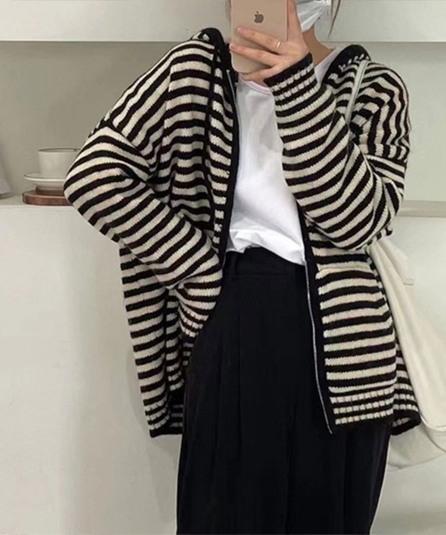 Flugge(フラッジー)の「ジッパーフーディー(パーカー・レディース・ブラック/レッド・FREE)」の12枚目の写真