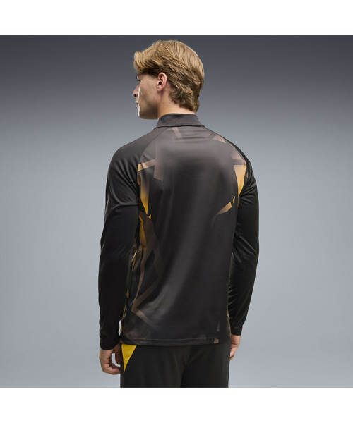 PUMA(プーマ)の「PUMA プーマ メンズ 2026-27 ドルトムント プレマッチ 1/4 ジップトップ(Tシャツ/カットソー・メンズ・ブラック×イエロー・SMALL/X-LARGE/LARGE/MEDIUM)」の2枚目の写真