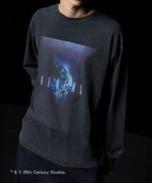 MONKEY TIME | <ALIEN × monkey time>プリント ロングスリーブ Tシャツ(Tシャツ/カットソー)